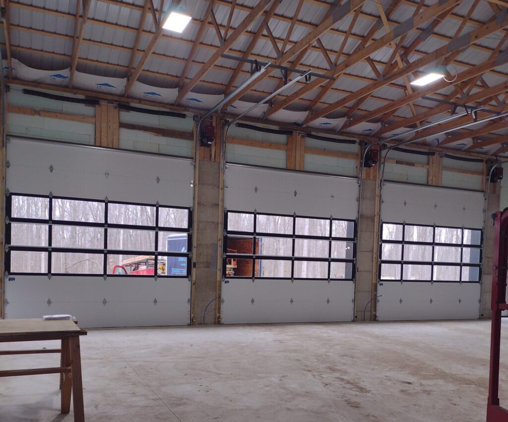 Commercial Garage Door with Windows 