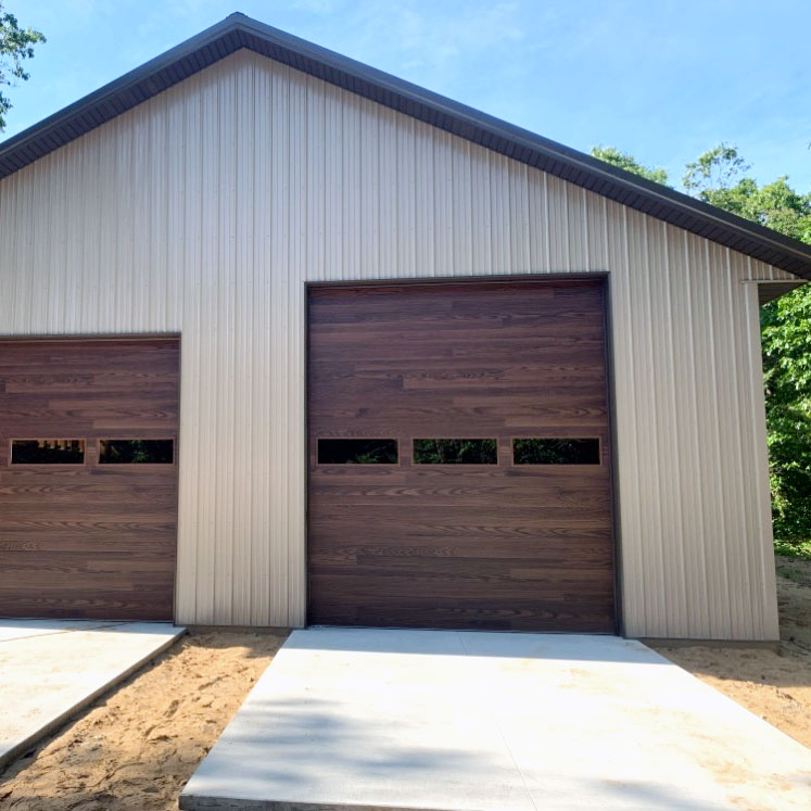 Modern Faux Wood Barn Doors